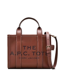 Маленькая кожаная сумка-тоут X A.P.C, коричневый Marc jacobs