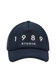 Кепка с вышитым логотипом, синий 1989 studio