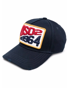 Кепка 1964 с нашивкой-логотипом, синий Dsquared2