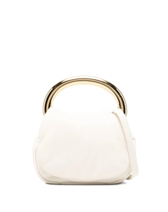 Мини-сумка-тоут из кожи Ring, белый Blumarine