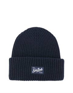 Шапка с нашивкой-логотипом, синий Mc2 saint barth kids