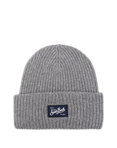 Рифленая шапка с нашивкой-логотипом, серый Mc2 saint barth