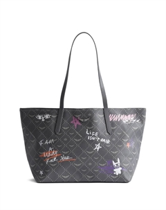 Сумка-тоут Z Shopper с монограммой, серый Zadig&voltaire