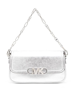 Сумка на плечо Parker среднего размера, серебристый Michael kors