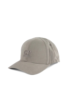 Бейсболка с вышитым логотипом, серый C.p. company