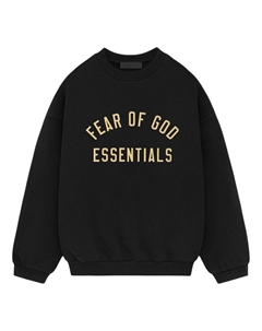 Топ Fleece II Crewneck 'Black' Fear of god essentials