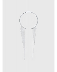 Ожерелье с цепочками, Серебряный Ostin