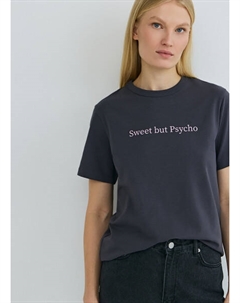 Футболка с принтом, Серый Ostin