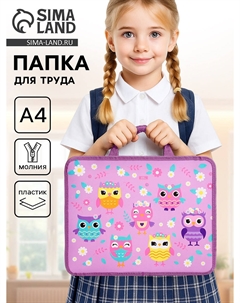 Папка для труда, а4, пластиковая, 33×26×7.5 см Calligrata