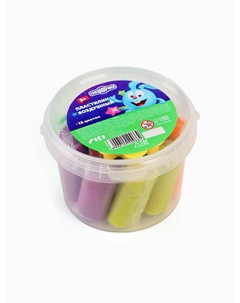 Воздушный пластилин,12 цветов, 30 г, в ведерке Смешарики