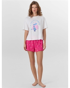 Комплект домашний женский с новогодним принтом Mark formelle