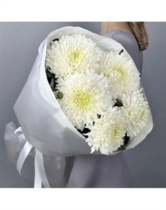 Букет одноголовых хризантем Flowers de luxe бутик цветов и подарков
