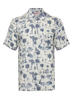 Рубашка Regular Fit льняная Mc2 saint barth