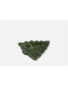 Блюдо глубокое Fir, Елка, зелено-красное, 18x16x5 см 1 шт Anna lafarg emily