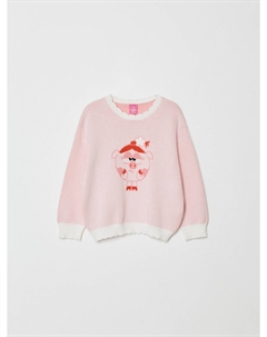 Жаккардовый джемпер для девочек x Смешарики Sela