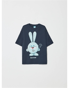 Футболка оверсайз для мальчиков с принтом x Смешарики Sela