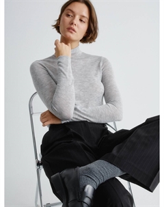 Водолазка с содержанием шелка и шерсти Sela