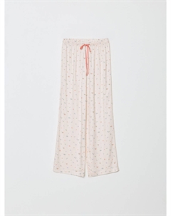 Домашние брюки из струящейся вискозы с принтом Sela