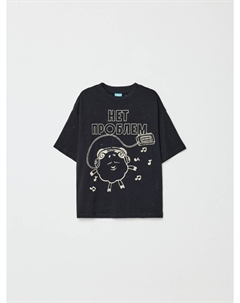 Футболка оверсайз для мальчиков с принтом x Смешарики Sela