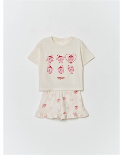 Пижама для девочек с принтом x Смешарики Sela