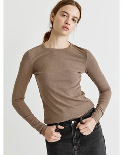 Базовый лонгслив в рубчик Sela