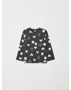 Лонгслив с принтом для девочек Sela