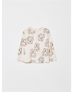 Лонгслив с принтом для девочек Sela