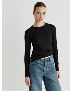 Базовый лонгслив в рубчик Sela