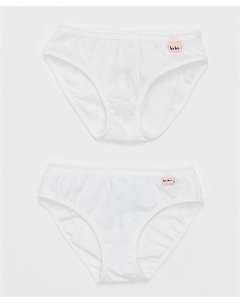 Белые трусы Button blue