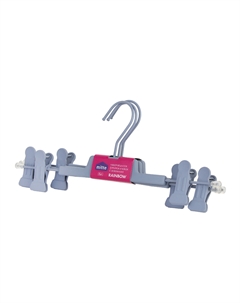 Набор вешалок для брюк и юбок с зажимами Rainbow Mitte