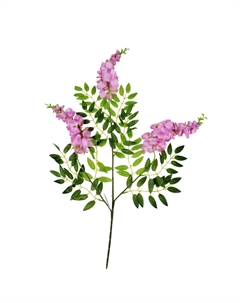 Ветка глицинии искусственная 80 см Конэко-о