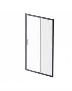Дверь душевая 120х195 AM.PM Gem Solo W90G-120-1-195BM, стекло матовое, профиль черный матовый Am.pm.