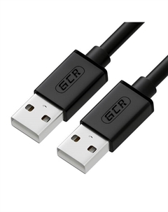 Кабель интерфейсный USB 2.0 Greenconnect Russia AM/AM -UM2M-BB2S-1.0m 1 м, Premium двойное экранирование, антифриз, черный Gcr