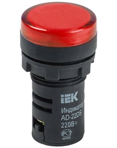 Лампа BLS10-ADDS-230-K04 AD22DS LED матрица 22мм красный 230В Iek