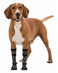 Защитные носки для лап собак Walker M–L, мультиколор, чёрный (2 шт.) Trixie