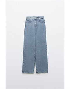 Джинсы широкие с высокой посадкой Befree