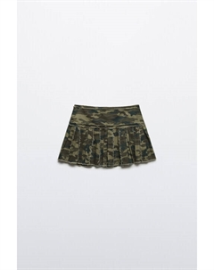 Юбка мини в складку с принтом Befree