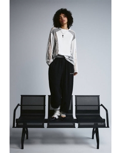 Брюки широкие в полосочку Befree