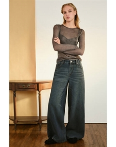 Джинсы широкие со средней посадкой Befree