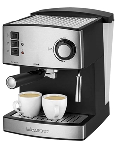 Кофемашина ES 3643 schwarz-inox Clatronic