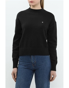 Джемпер хлопковый с воротником стойкой Calvin klein jeans