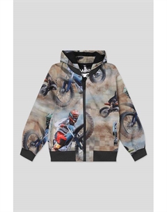 Куртка утепленная с капюшоном и принтом Molo