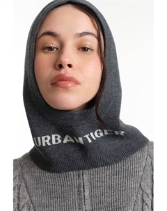 Капор вязаный с логотипом Urban tiger