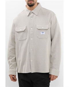 Рубашка хлопковая с карманами свободного кроя Hugo blue