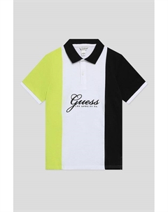 Поло хлопковое с логотипом Guess