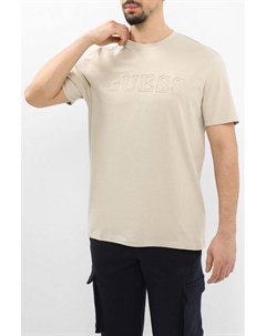 Футболка хлопковая с логотипом Guess