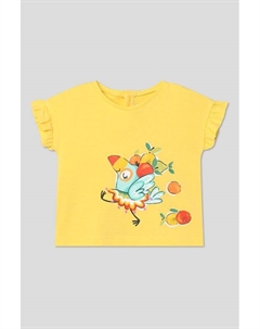 Футболка хлопковая с принтом Mayoral