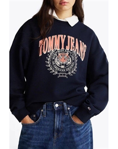 Свитшот хлопковый с логотипом Tommy jeans
