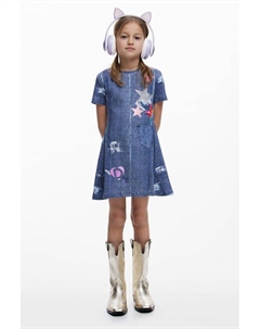 Платье джинсовое с принтом Desigual