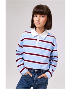 Поло хлопковое в полоску Acoola